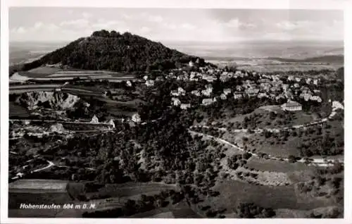 Ak Hohenstaufen Göppingen in Württemberg, Fliegeraufnahme