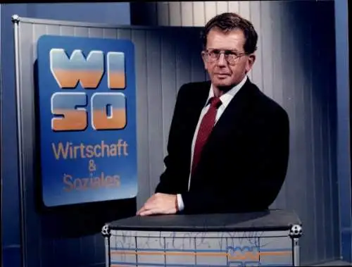 Ak Moderator Hans-Ulrich Spee, Portrait, Autogramm