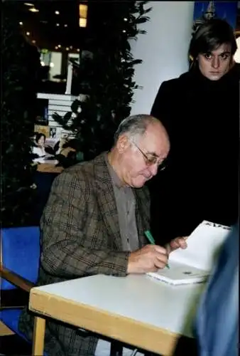 Ak Schauspieler Alfred Biolek, Portrait, Signierstunde