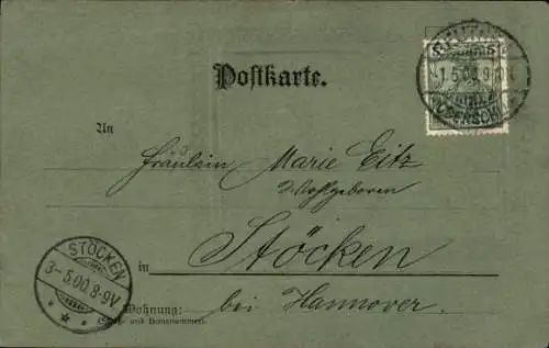 Präge Passepartout Ak Jäger zu Pferde, Jagdhunde, Jagd