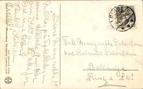 Ak Jäger im Ruderboot, Jagdhunde, Jagd