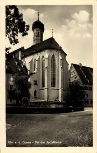 Ak Ulm an der Donau, Spitalkirche