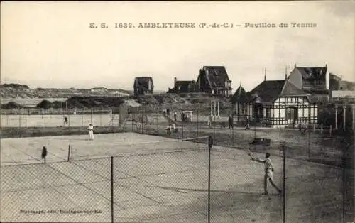 CPA Ambleteuse Pas-de-Calais, Pavillon du Tennis