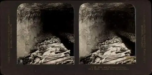 Stereo Foto Borsigwerke, Kali- und Steinsalzbergwerk, Sohle