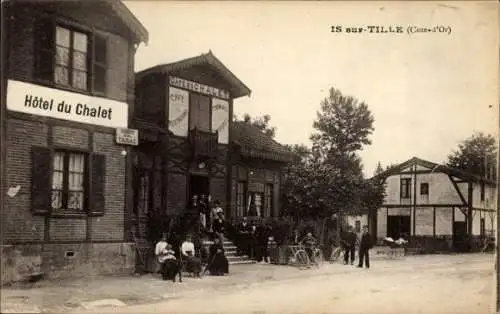 CPA Is sur Tille Côte-d'Or, Hotel du Chalet