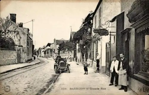 CPA Barbizon Seine et Marne, Grande Rue