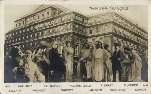 CPA Theatre Francais, Mounet, Le Bargy, Mounet-Sully, Silvain