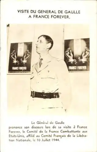 Ak Charles de Gaulle, Staatsmann, Französischer Staatspräsident