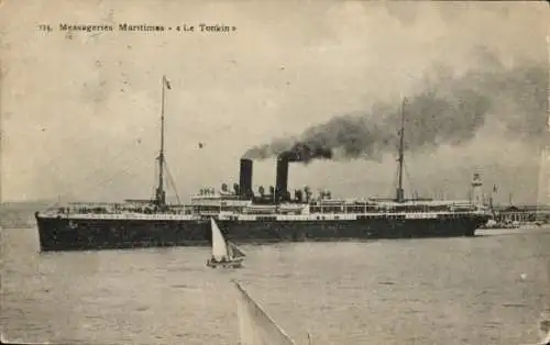 Ak Messageries Maritimes, Le Tonkin