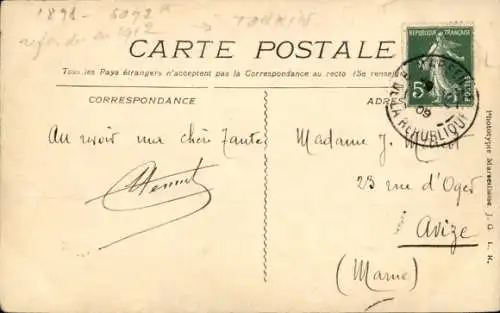 Ak Messageries Maritimes, Le Tonkin