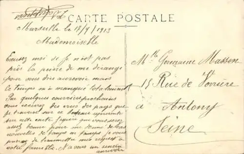 CPA Messageries Maritimes, Paquebot Yarra