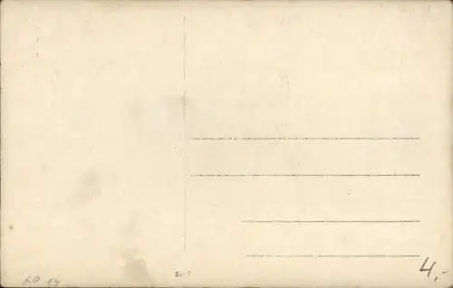 Foto Ak Deutscher Soldat in Uniform, Portrait mit Pferd