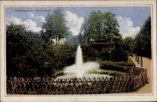 Ak Eberswalde in der Mark, Promenade