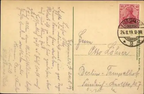 Ak Eberswalde in der Mark, Promenade