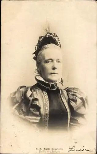 Ak Königin von Belgien, Marie Henriette von Österreich