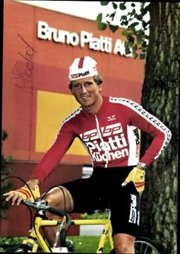 Ak Radrennfahrer Peter Frischknecht, Portrait, Autogramm