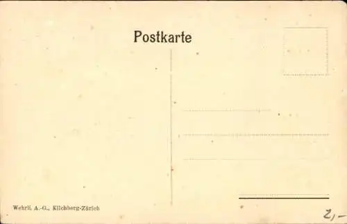 Ak Gotthardbahn, Nordseite, Dampfer