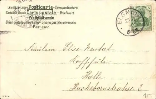 Ak Tanzende Kinder, Glücksklee, Kitsch