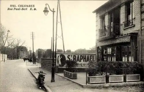 Ak Colombes Hauts de Seine, Rue Paul Bert