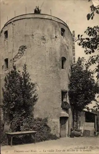 Ak Fontenay aux Roses Hauts de Seine, La vieille Tour du Moulin de la Galette