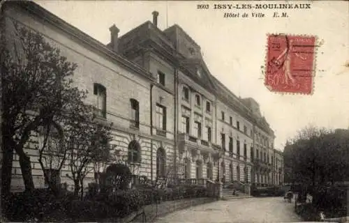 Ak Issy les Moulineaux Hauts de Seine, Hôtel de Ville