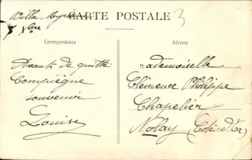 CPA Compiègne Oise, Chasse à Courre, Equipages réunis de Chézelles, Prince Murat