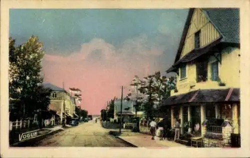 Ak Merville Franceville Plage Calvados, Avenue de Paris