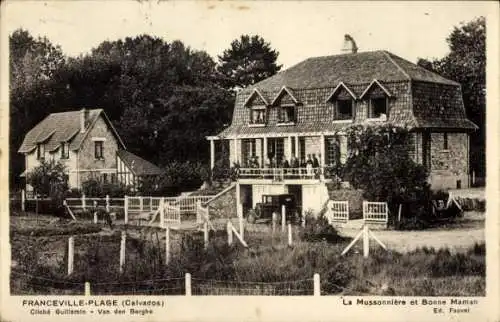 Ak Merville Franceville Plage Calvados, La Mussonniere, Bonne Maman