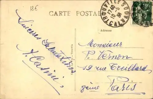 Ak Trouville Calvados, Manoir du Val-Fleury