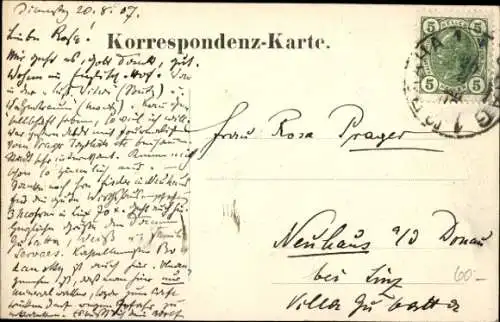 Ak Praha Prag Tschechien, Karlsbrücke, Hradschin