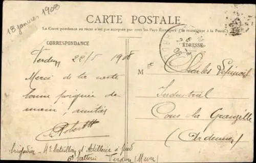 Ak Französisches Luftschiff Ville de Paris, Heck-Stabilisator