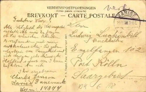 Ak Karise Dänemark, Ortspartie
