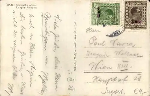 Ak Split Kroatien, Francuska obala