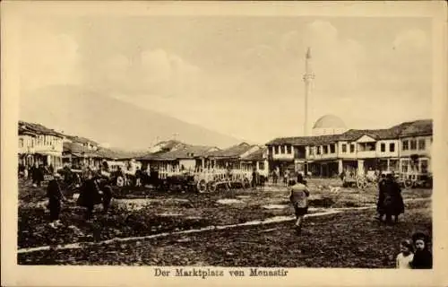 Ak Bitola Monastir Mazedonien, Marktplatz