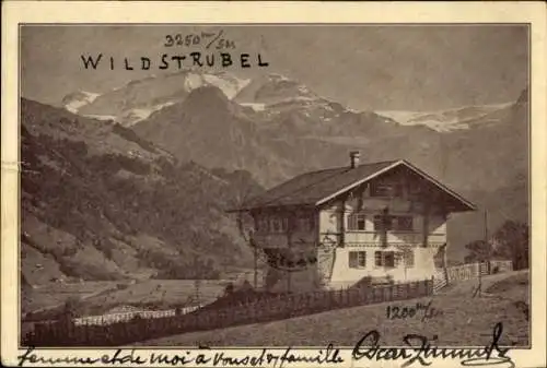 Ak Lenk Kt. Bern, Chalet Zimmerli