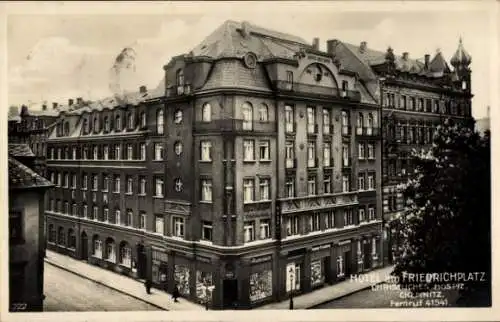 Ak Chemnitz Sachsen, Hotel am Friedrichplatz, Christliches Hospiz
