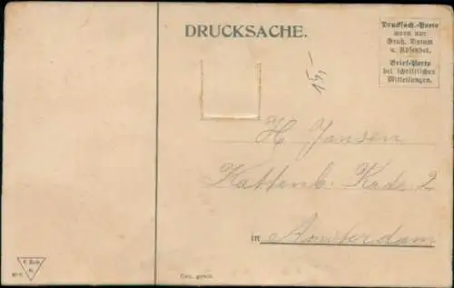 Mechanische Ak Bierfass, 1-2-3 G'suffa, Restaurant Oberbayern, ENTOS, Amsterdam 1913