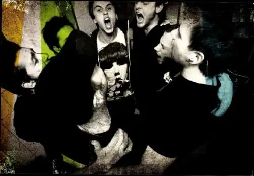 Ak Musikgruppe Clueso, Gruppenbild, Autogramme