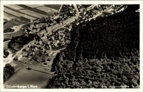 Ak Güntersberge Harzgerode am Harz, Fliegeraufnahme