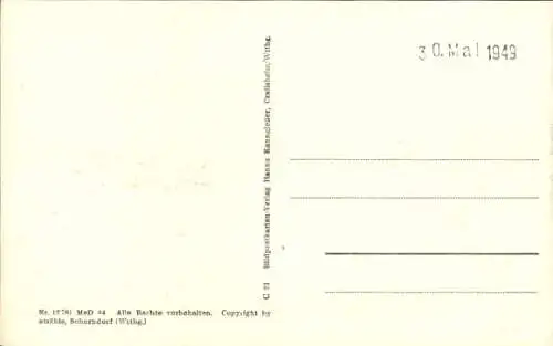 Ak Thüngen Unterfranken, Fliegeraufnahme