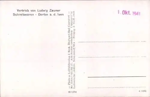Ak Dorfen in Oberbayern, Fliegeraufnahme