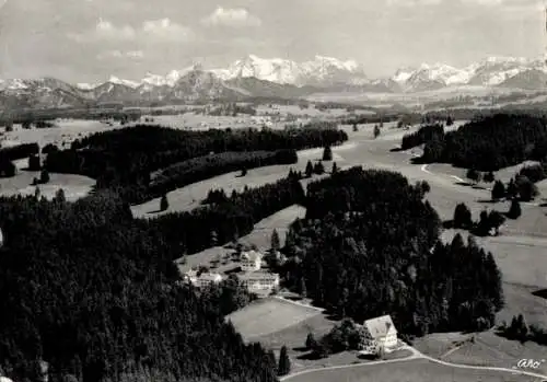 Ak Sulzbrunn Sulzberg im Oberallgäu, Fliegeraufnahme