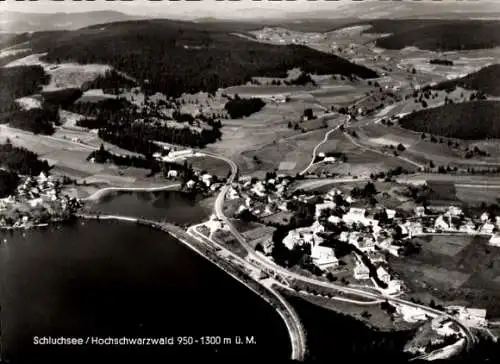 Ak Schluchsee im Schwarzwald, Fliegeraufnahme