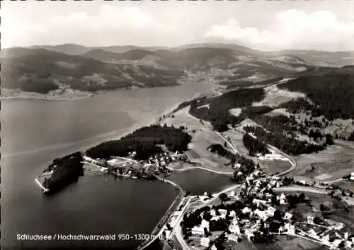 Ak Schluchsee im Schwarzwald, Fliegeraufnahme
