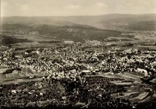 Ak Schorndorf im Remstal Württemberg, Fliegeraufnahme