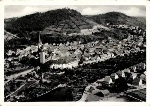 Ak Zeil am Main Unterfranken, Fliegeraufnahme