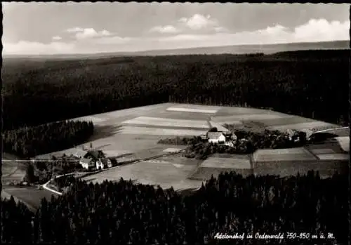 Ak Oedenwald Ödenwald Loßburg im Schwarzwald, Fliegeraufnahme, Adrionshof