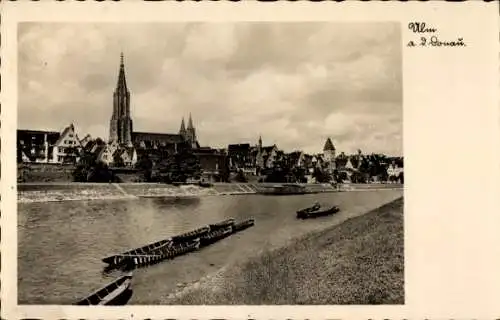 Ak Ulm an der Donau, Münster, Stadt