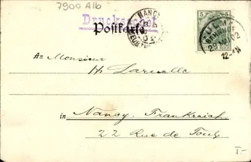 Ak Ulm an der Donau, Teilansicht