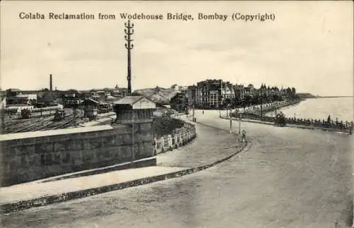 Ak Mumbai Bombay Indien, Reclamation from Wodehouse Bridge